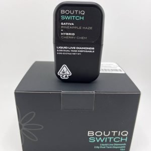 Boutiq SWITCH – Liquid Live Diamond – PineApple Haze + Cherry Chem