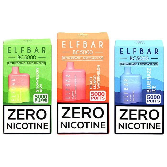ELF Bar BC5000 Zero Nicotine Disposable Vape